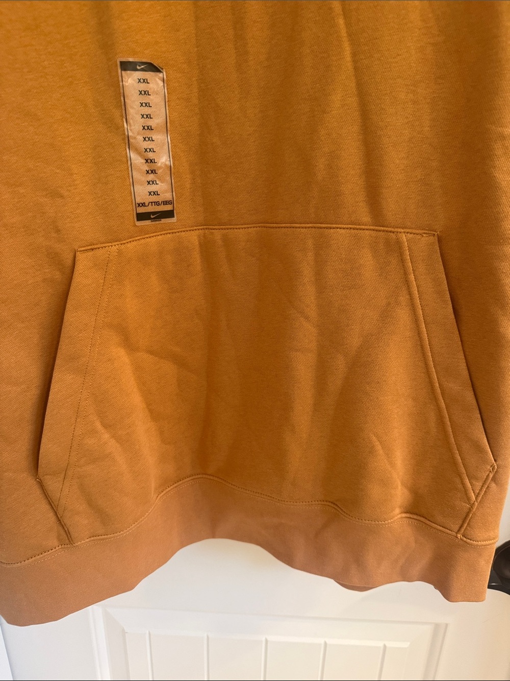 BNWT Nike Men's Pullover Hoodie - XXL Flax/Wheat Color BV2654 - Picture 4 of 5